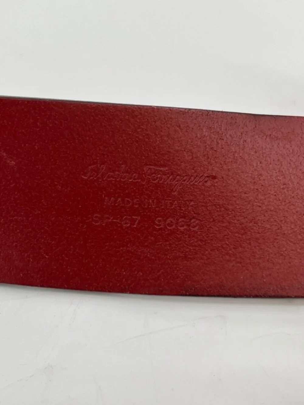 Salvatore Ferragamo Gancini Leather Belt - Pre Owned